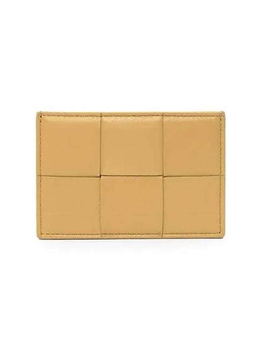 Intrecciato Leather Card Wallet Almond - BOTTEGA VENETA - BALAAN 2