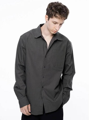 Men s M243SH01BR Standard Polygon Pocket Shirt Dark Brown - CHANCE'S NOI - BALAAN 1