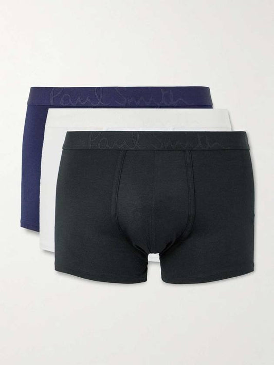 Stretch Modal Jersey Boxer Briefs 3-Pack - PAUL SMITH - BALAAN 1