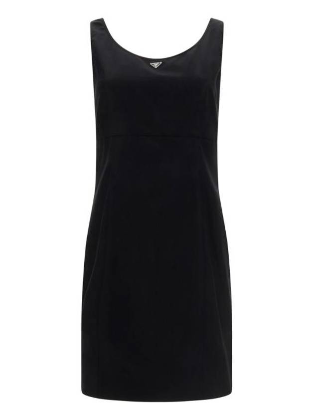 Short Dress P3J25 S231 12JF F0002 Black - PRADA - BALAAN 1