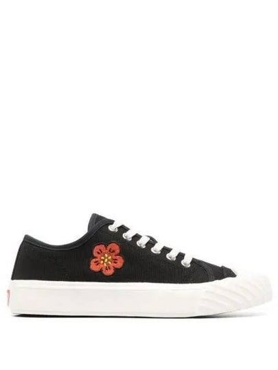 Shool Boke Flower Low Top Sneakers Black - KENZO - BALAAN 2