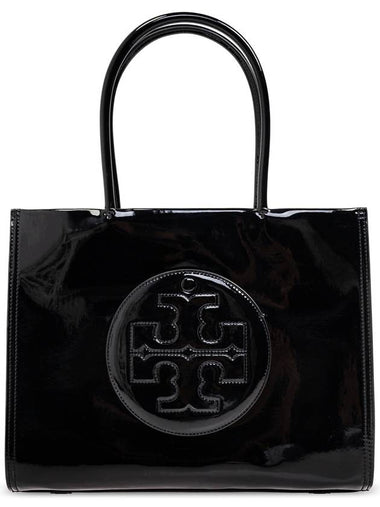 Tory Burch Ella Small Shopper Tote, Women's, Black - TORY BURCH - BALAAN 1