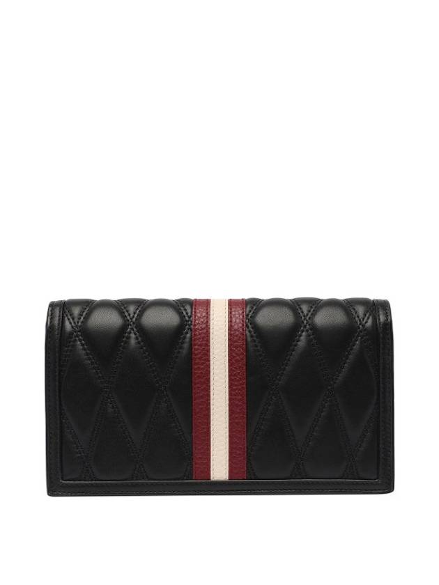 Quilted Leather Dafford Cross Bag Black - BALLY - BALAAN 4