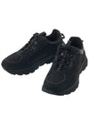 Light Suede Runner Low Top Sneakers Black - MONCLER - BALAAN 2