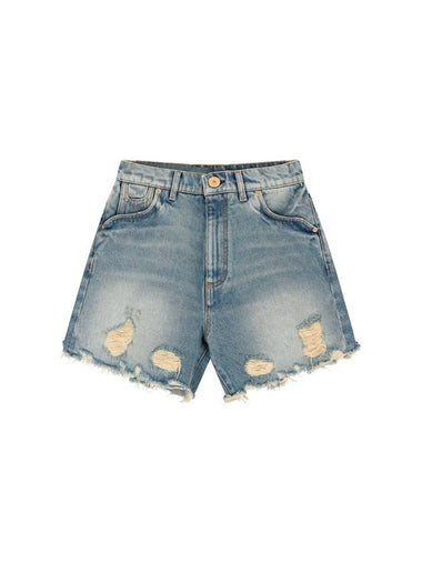 VINTAGE DENIM SHORTS - BALMAIN - BALAAN 1