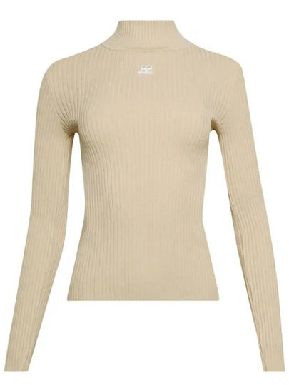 Reedition Turtle Neck Sand - COURREGES - BALAAN 2