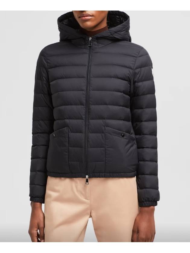 Hede Hooded Short Down Padding Black - MONCLER - BALAAN 3