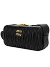 Materasse Nappa Leather Shoulder Bag Black - MIU MIU - BALAAN 3