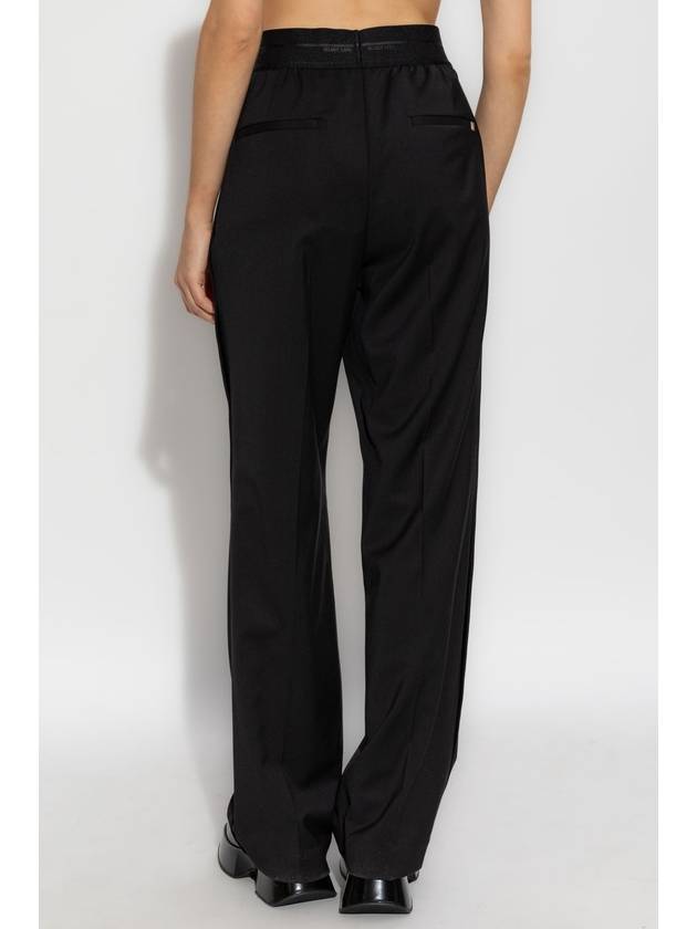 Helmut Lang Pants With Elastic Waistband, Women's, Black - HELMUT LANG - BALAAN 4