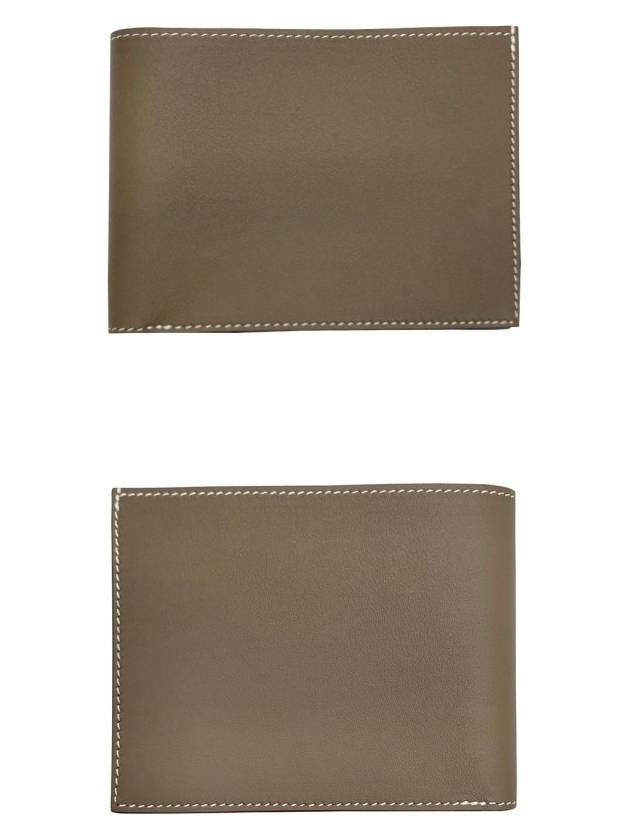 Citizen Twill Compact Card Wallet Brown - HERMES - BALAAN 5