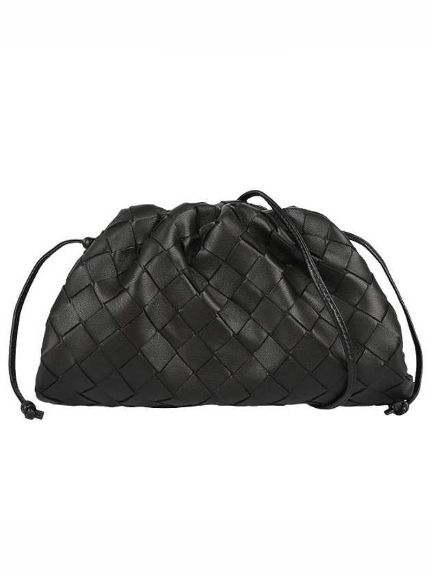 Intrecciato Mini Pouch Bag Black - BOTTEGA VENETA - BALAAN 3