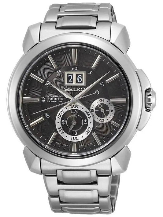 men metal watch silver black - SEIKO - BALAAN 2