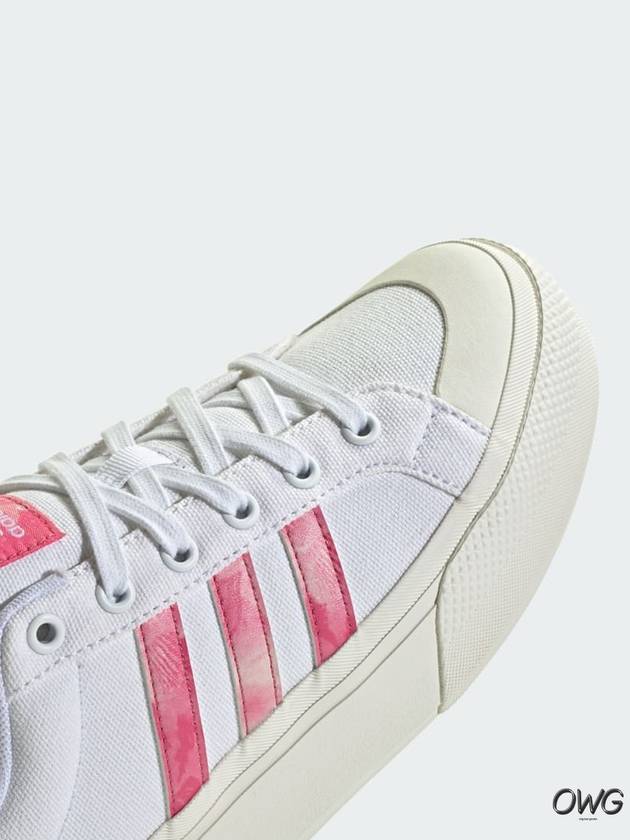 Bravada 2.0 Platform Low Top Sneakers Pink White - ADIDAS - BALAAN 8