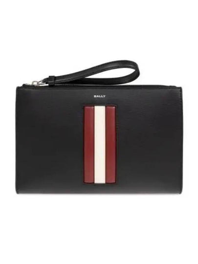 Mythos Leather Clutch Bag Black - BALLY - BALAAN 2