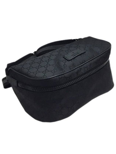 GG Fabric Waist Bag Black - GUCCI - BALAAN 2