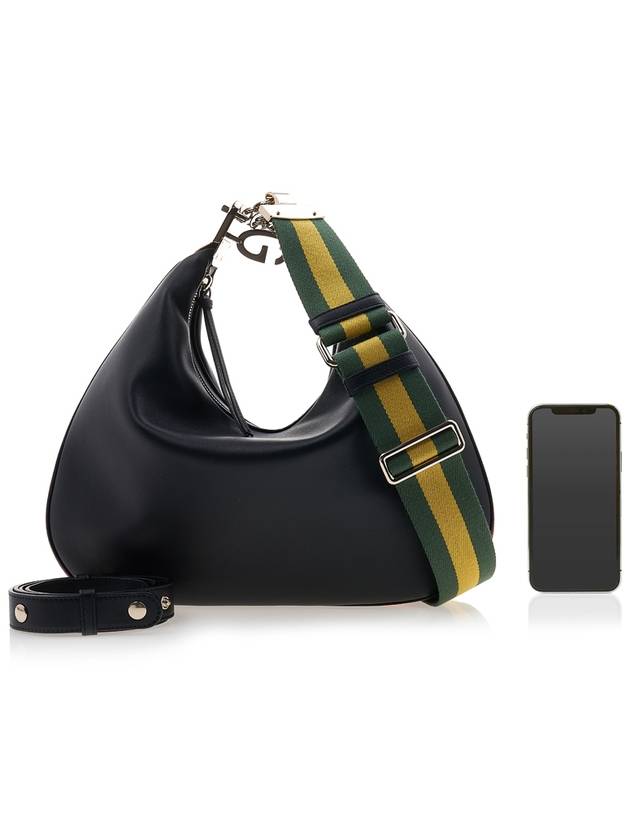 Attach Large Leather Shoulder Bag Black - GUCCI - BALAAN 8