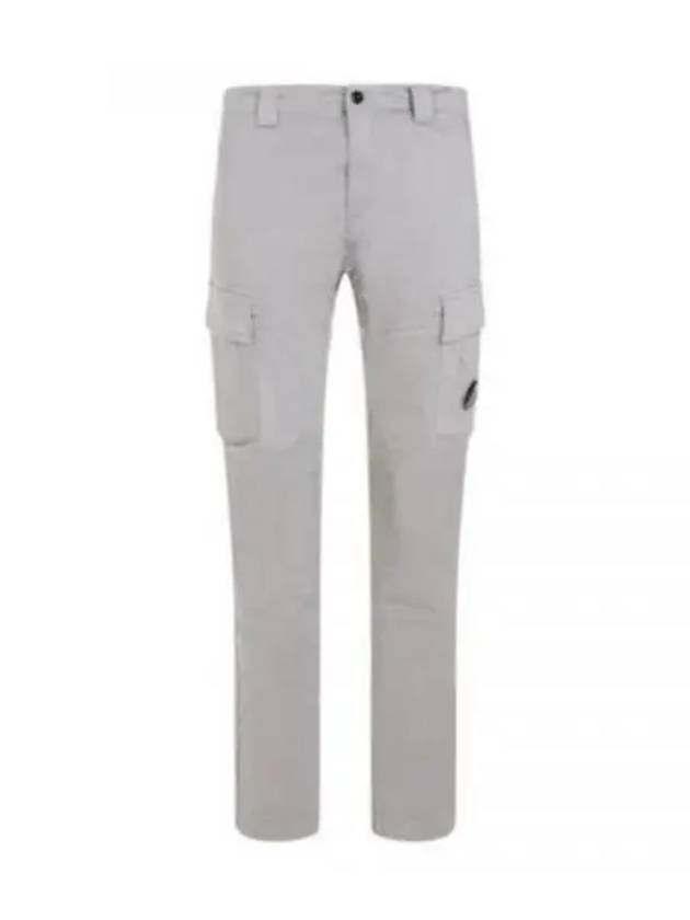 Stretch Sateen Ergonomic Lens Cargo Straight Pants Grey - CP COMPANY - BALAAN 2