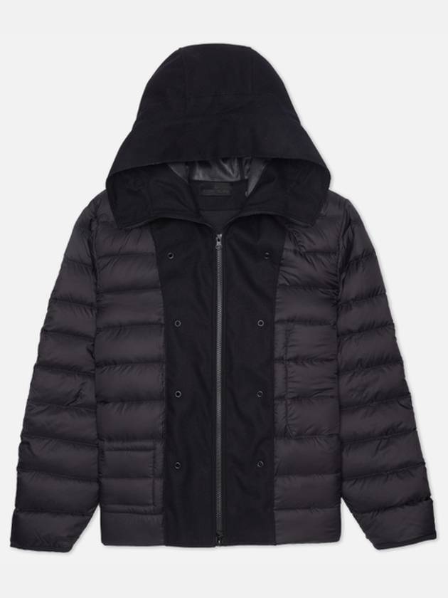 Men's Waffen Patch Ghost Piece Parka Black - STONE ISLAND - BALAAN 4