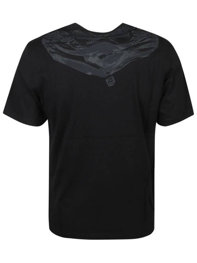 GoGGle Bag Print Short Sleeve T-Shirt Black - CP COMPANY - BALAAN 3