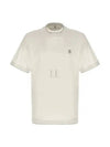 Cotton Short Sleeve T-Shirt Ivory - BRUNELLO CUCINELLI - BALAAN 2