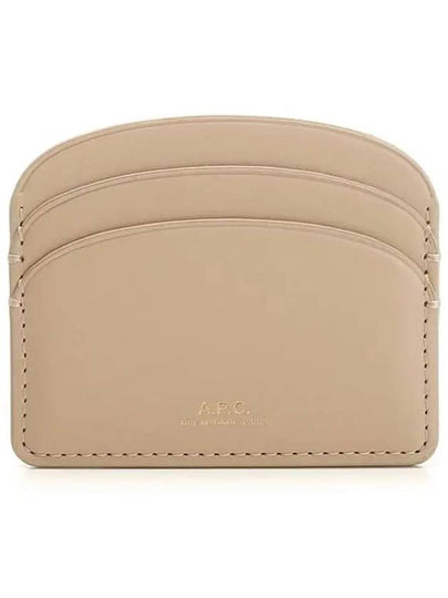 Demi Lune Card Wallet Nude Beige - A.P.C. - BALAAN 2