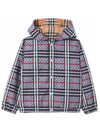 Women's Check Reversible Hooded Jacket - BURBERRY - BALAAN 4