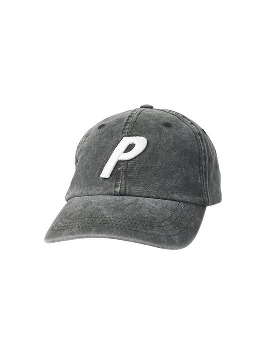 Pigment 3D P 6Panel Cap Black Pigment 3D P 6Panel Black - PALACE - BALAAN 1