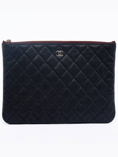 Classic Lambskin Gold Plated Medium Clutch Bag Black - CHANEL - BALAAN 2