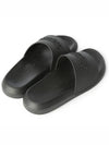 Women's Hybrid Signature Logo Rubber Slippers Black - ALEXANDER MCQUEEN - BALAAN 5