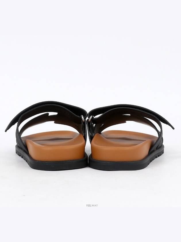 Chypre Sandals Black Natural 40 73893 - HERMES - BALAAN 4