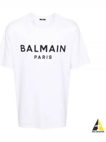 Logo T Shirt CH1EG000BB73 GAB - BALMAIN - BALAAN 1