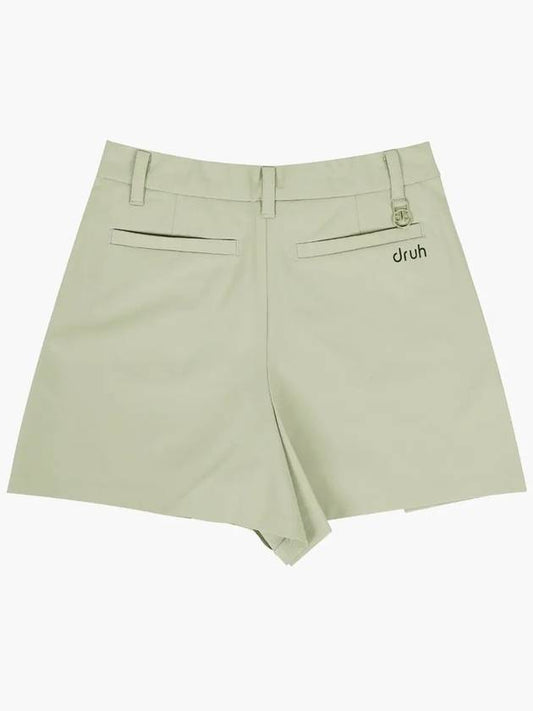 Drew Women s Front Pleated Short Pants DF42PT06 BE - DRUH GOLF - BALAAN 2