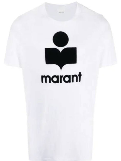 Karman Logo Short Sleeve T-Shirt White - ISABEL MARANT - BALAAN 2