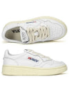 Medalist Logo Patch Low Top Sneakers White - AUTRY - BALAAN 3