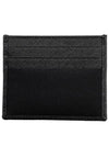 Re-Nylon Saffiano Leather Card Wallet Black - PRADA - BALAAN 3