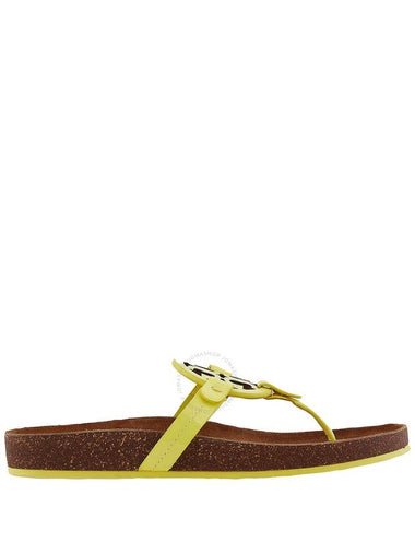 Tory Burch Blazing Yellow Miller Cloud Flat Sandals Size 10.5 - TORY BURCH - BALAAN 1