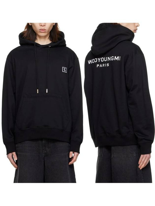 Back Logo Hoodie Black - WOOYOUNGMI - BALAAN 2