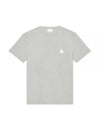 Zafferh Logo Cotton Short Sleeve T-Shirt Grey - ISABEL MARANT - BALAAN 2