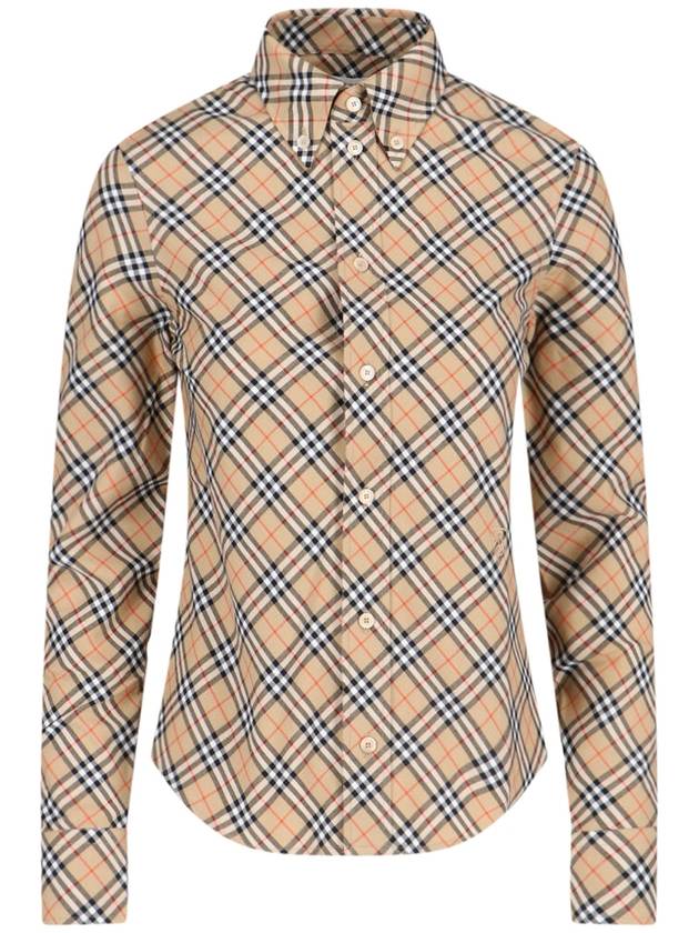 Burberry Shirts Beige - BURBERRY - BALAAN 1