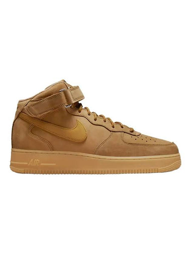 Air Force 1 Mid '07 WB Flax High Top Sneakers Brown - NIKE - BALAAN 1