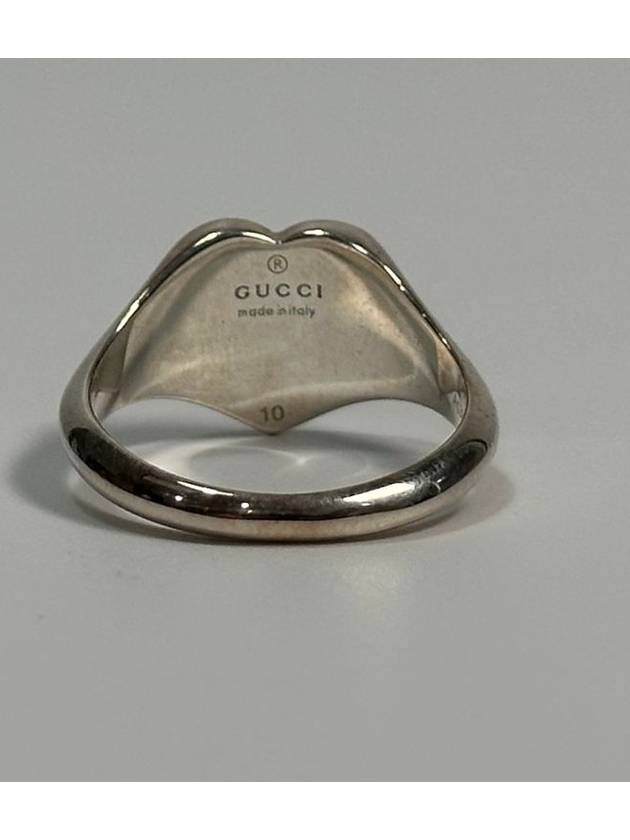 G Interlocking Heart Ring No 10 - GUCCI - BALAAN 4