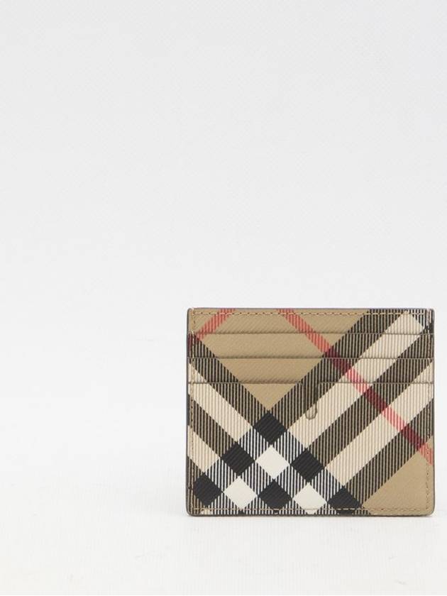 Check Card Wallet Beige - BURBERRY - BALAAN 2