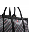 Vertical Square Monogram Tote Bag Grey - THOM BROWNE - BALAAN 7