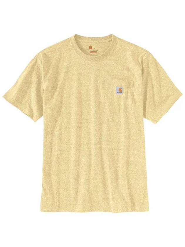 Pocket short sleeved T shirt Golden Haze K87 G22 - CARHARTT - BALAAN 2