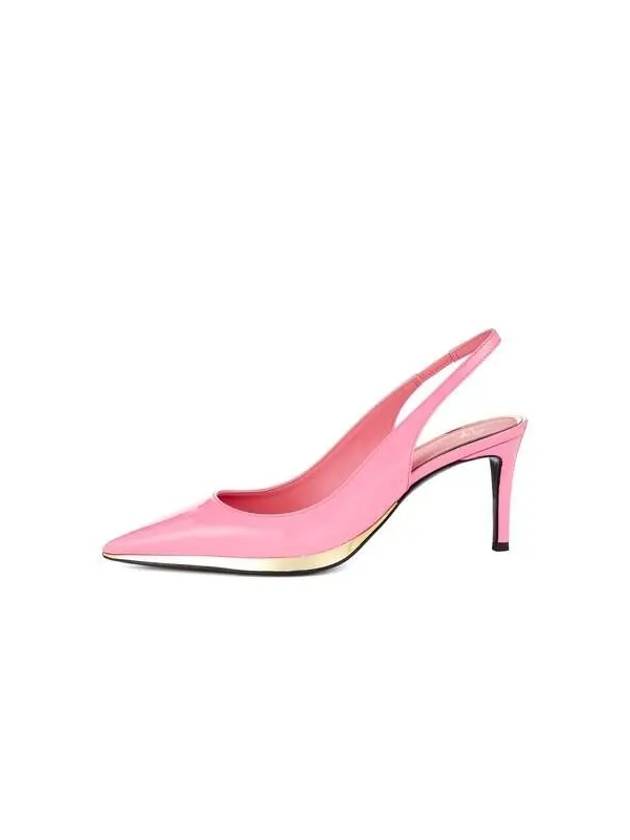 WOMEN BRAQUEL Enamel Slingback Pumps Pink 270325 - GIUSEPPE ZANOTTI - BALAAN 1