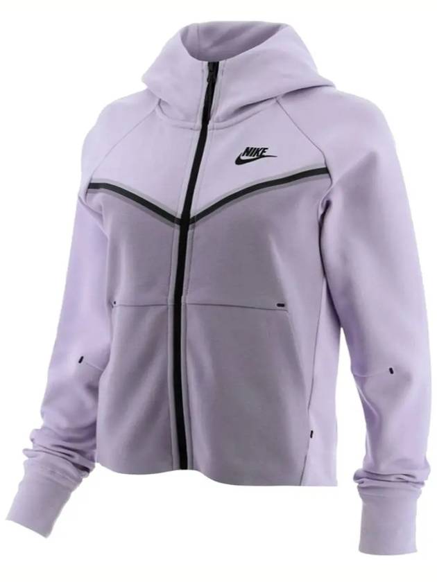 Tech Fleece Windrunner Zip-Up Hoodie Purple - NIKE - BALAAN 4