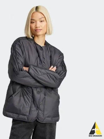 Fashion quilted liner jacket BLACK - ADIDAS - BALAAN 1