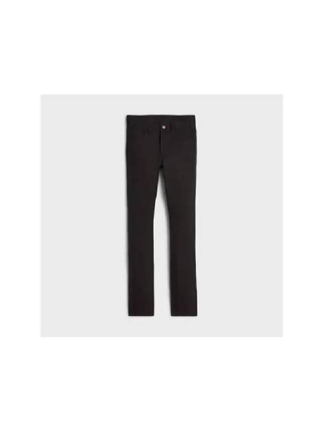 Demin Straight Pants Vintage Pure Black - CELINE - BALAAN 3