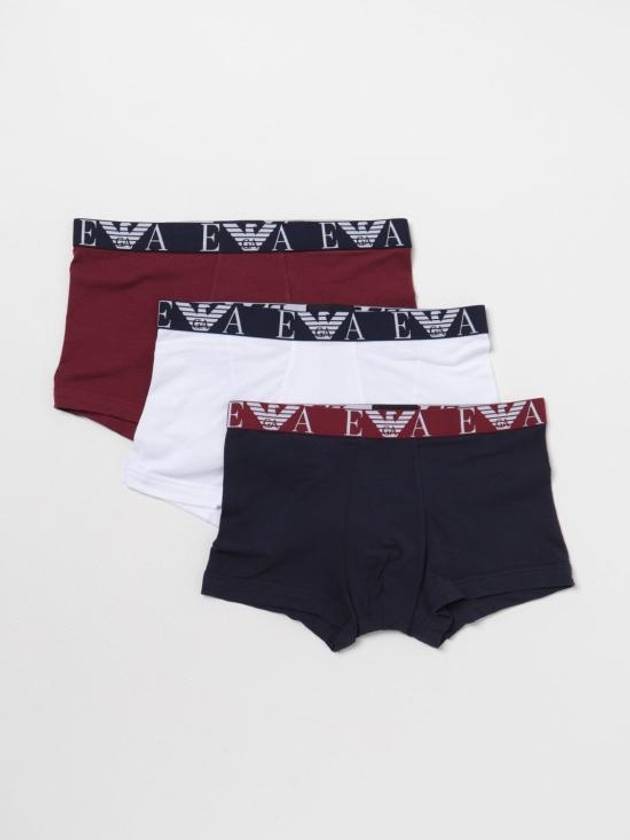 Men's Cotton Boxer Trunk Briefs 3 Packs - EMPORIO ARMANI - BALAAN 1