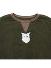 Bird Patch Cotton Sweatshirt Green - MAISON MARGIELA - BALAAN 4